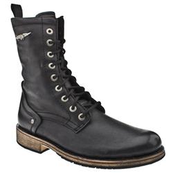 Harley Davidson Male Harley Davidson Roma Leather Upper Boots in Black