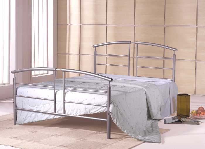 Harmony Beds Curve 3ft Single Metal Bedstead