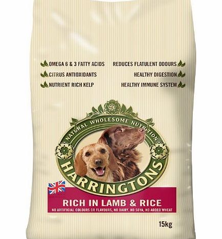 Harringtons Complete Lamb and Rice Dry Mix 15 kg
