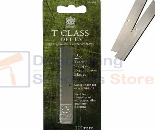 Harris T Class Delta Trade Stripper Blades (Pack of 2)