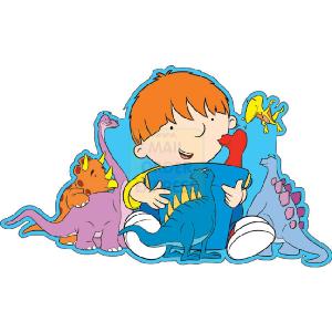 Harry and His Bucket Full Of Dinosaurs 15 Piece Shaped Floor Puzzle