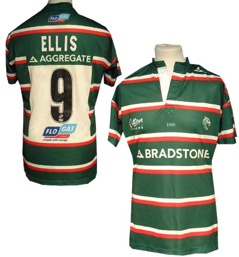 Harry Ellis - Leicester Tigers match worn shirt and#8211; Season 2006