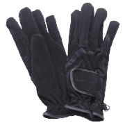 Harry Hall Domy Suede Gloves Medium