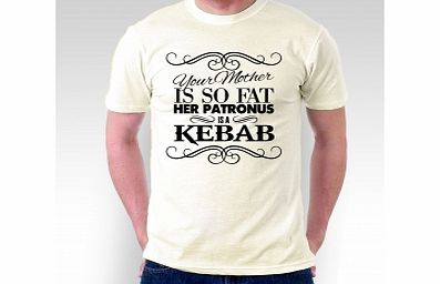 HARRY Potter Kebab Patronus Cream T-Shirt Large ZT