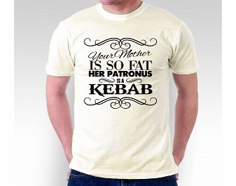 HARRY Potter Kebab Patronus Cream T-Shirt Medium