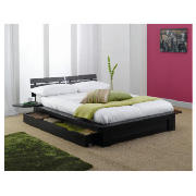 Double Bed, Solid Pine Chocolate With