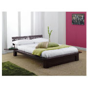 King Bed, Solid Pine Chocolate &