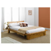 King Bed, Solid Pine Natural And
