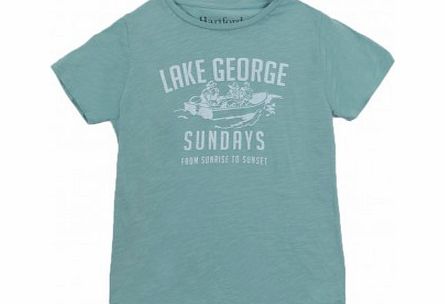 Lake George T-shirt Green water `2 years,4