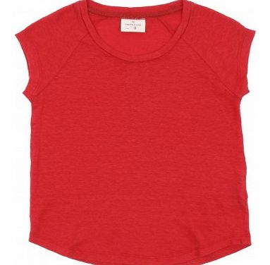 Hartford Linen Teenage T-shirt Raspberry red `4 years