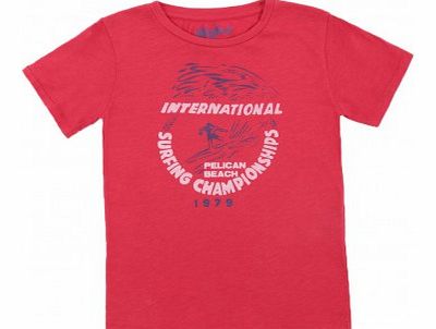 Hartford Pray for Waves T-shirt Red `4 years