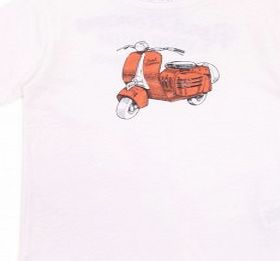 Hartford Vespa T-shirt - White `12 years