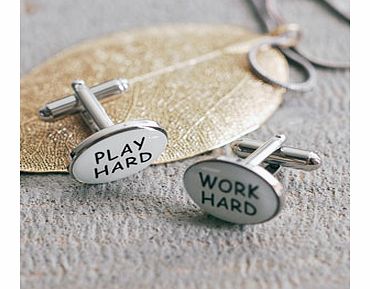 Harvey Makin Play Hard Cufflinks
