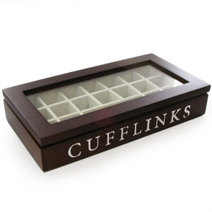 Makin Wooden Cufflink Storage Box