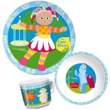 HASBRO In The Night Garden Melamine Plate, Bowl and Cup Set