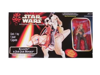 Hasbro Kaadu and Jar Jar Binks