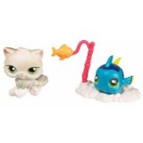 Hasbro Littlest Pet Shop Pet Pairs Cat and Fish