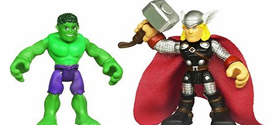 Hasbro Marvel Playskool Heroes Hulk and Thor Action Figure