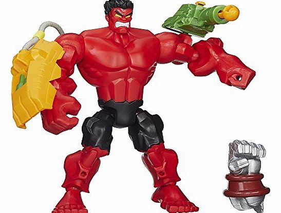 Hasbro Marvel Super Hero Mashers Battle Upgrade Action Figure Red Hulk New!