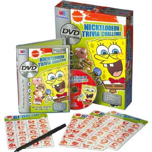 Hasbro MB Games Nickelodeon Trivia Challenge DVD Game