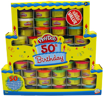 Hasbro Play-Doh 50th Birthday Celebration Cake of 50