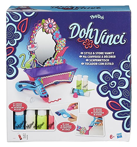 Play-Doh DohVinci Style and Store Vanity Complete Design Kit