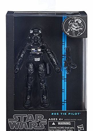 Hasbro Star Wars 6 Inch Action Figure Black Wave 4 #05 Tie Pilot