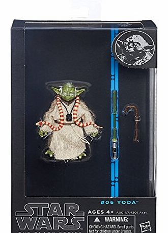 Hasbro Star Wars 6 Inch Action Figure Black Wave 4 #06 Yoda