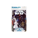 Star Wars Expanded Universe Comic 2 Pack - DARTH VADER (WHITE) and SNIPER LEIA