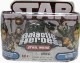Hasbro Star Wars Galactic Heroes Han Solo and Princess Leia Boushh
