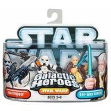 Hasbro Star Wars Galactic Heroes ObiWan Kenobi and Sandtrooper