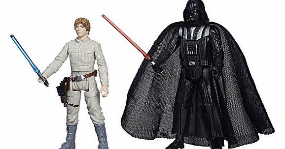 Star Wars Mission Series Action Figures Wave 4 - Luke Skywalker amp; Darth Vader