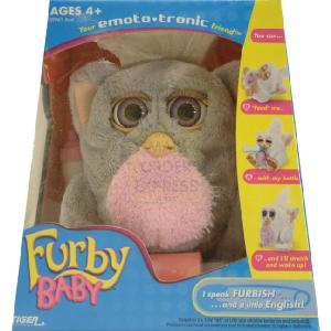Hasbro Tiger Furby Baby Grey