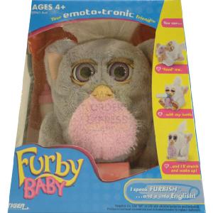 Tiger Furby Baby Grey