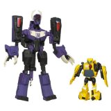 Transformers Animated Exclusive G1 Shockwave VS Activators Bumblebee