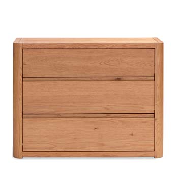 Hasena Kari Solid Oak 3 Drawer Chest