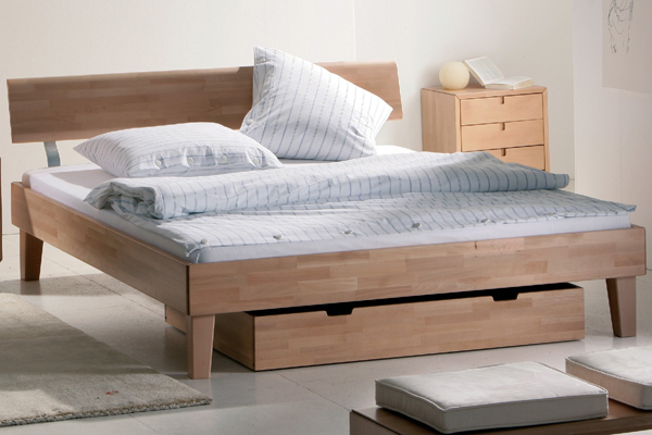 Juve Legs- Rino Headboard (Natural Beech Bed and
