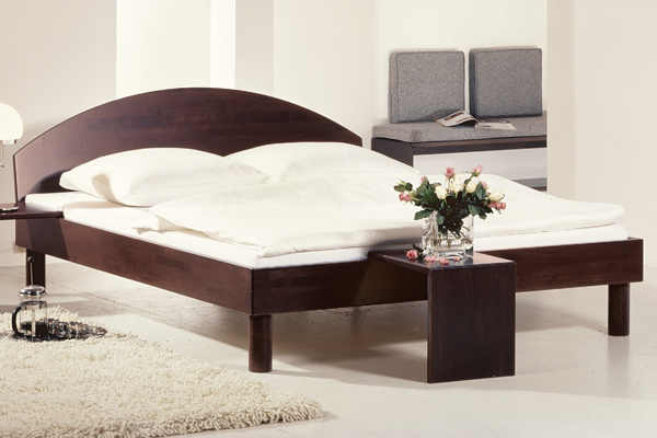 Monte Legs- Acro Headboard (Beech-Chocolate Bed