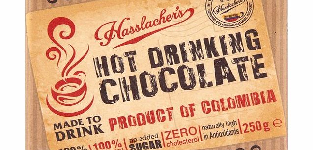 Hasslachers Solid Bar Colombian Drinking Chocolate 250 g