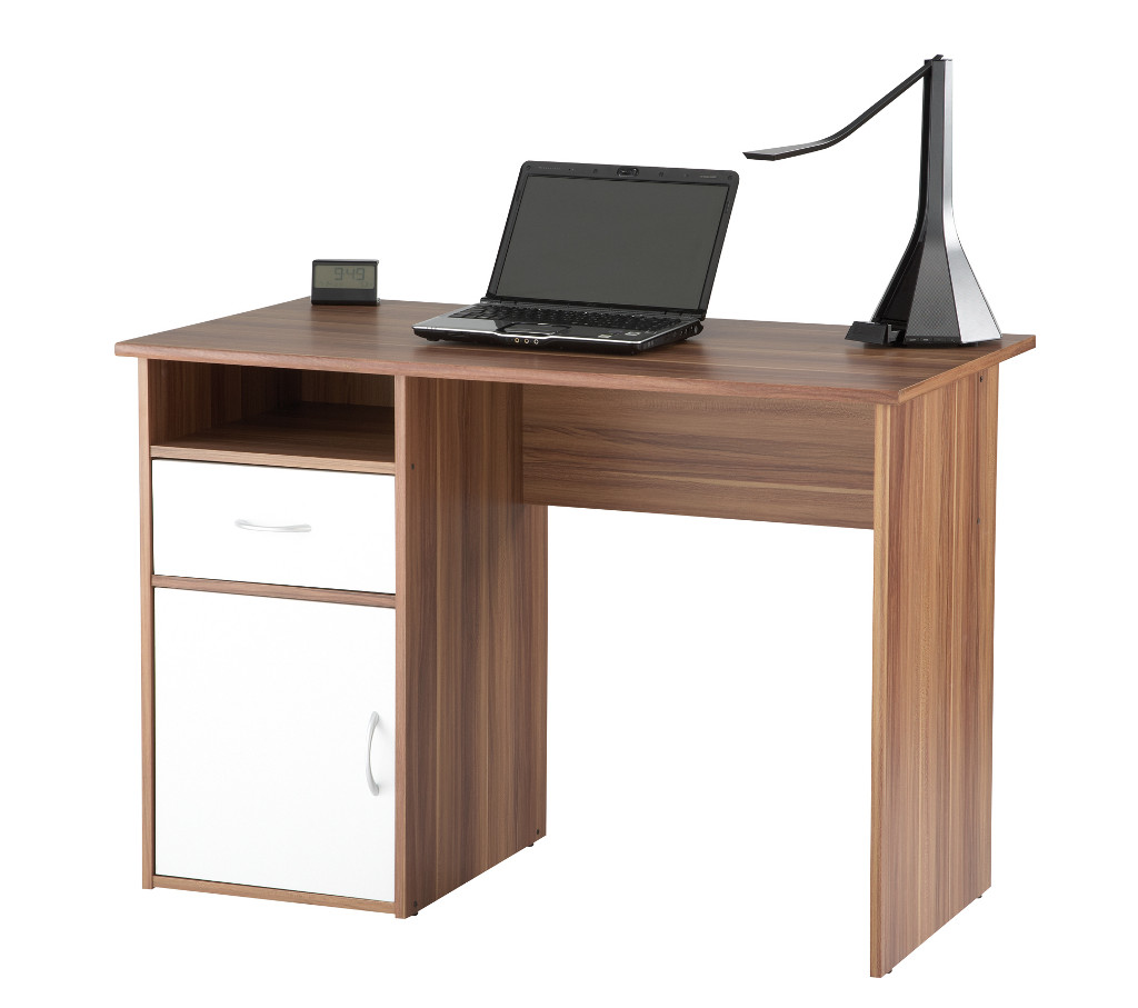 Hastings French Walnut Effect Computer Desk