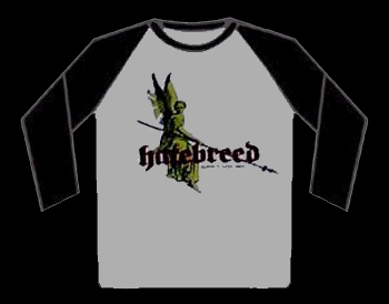 Hatebreed Angel Baseball Long Sleeved T-Shirt