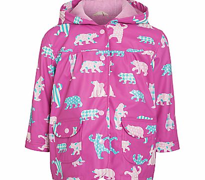 Hatley Bears Raincoat, Pink