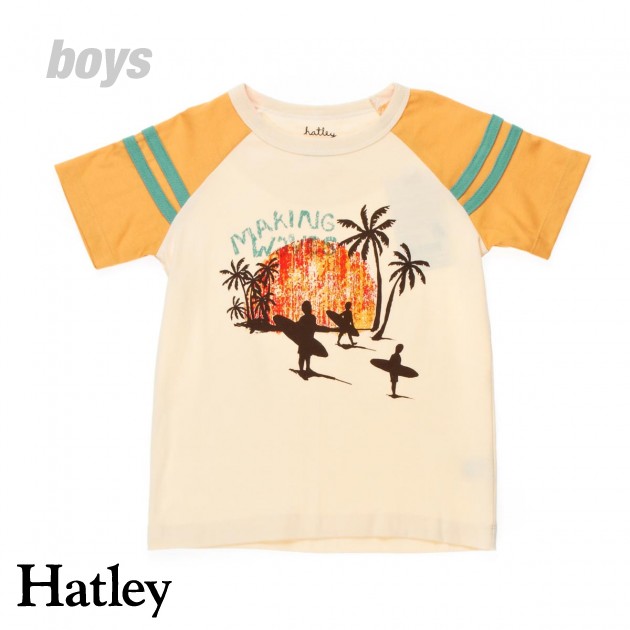 Hatley Boys Hatley Making Waves T-Shirt - Surfs Up