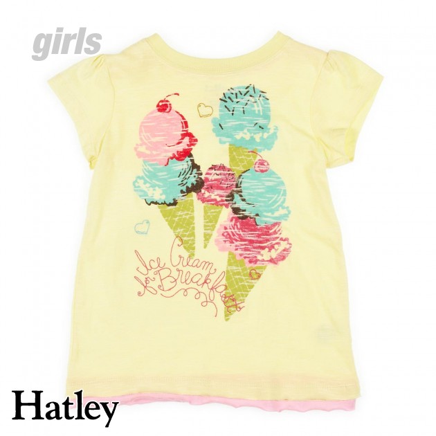 Girls Hatley Ice-Cream T-Shirt - Candy