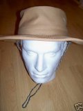 HATS ADULTS AUSSIE HAT FISHING WALKING SUNHAT BEIGE