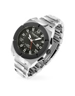Challenger - Stainless Steel Bracelet GMT Date Watch