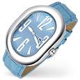Haurex Turquoise Ricurvo Stainless Steel Date Watch