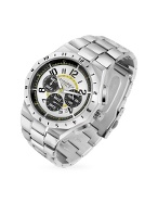 Haurex Vulcano - Stainless Steel Bracelet Chronograph Watch