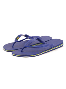 Havaianas Blue Brasil Flip Flops