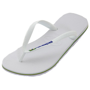 Havaianas Brazil Logo Sandal - White